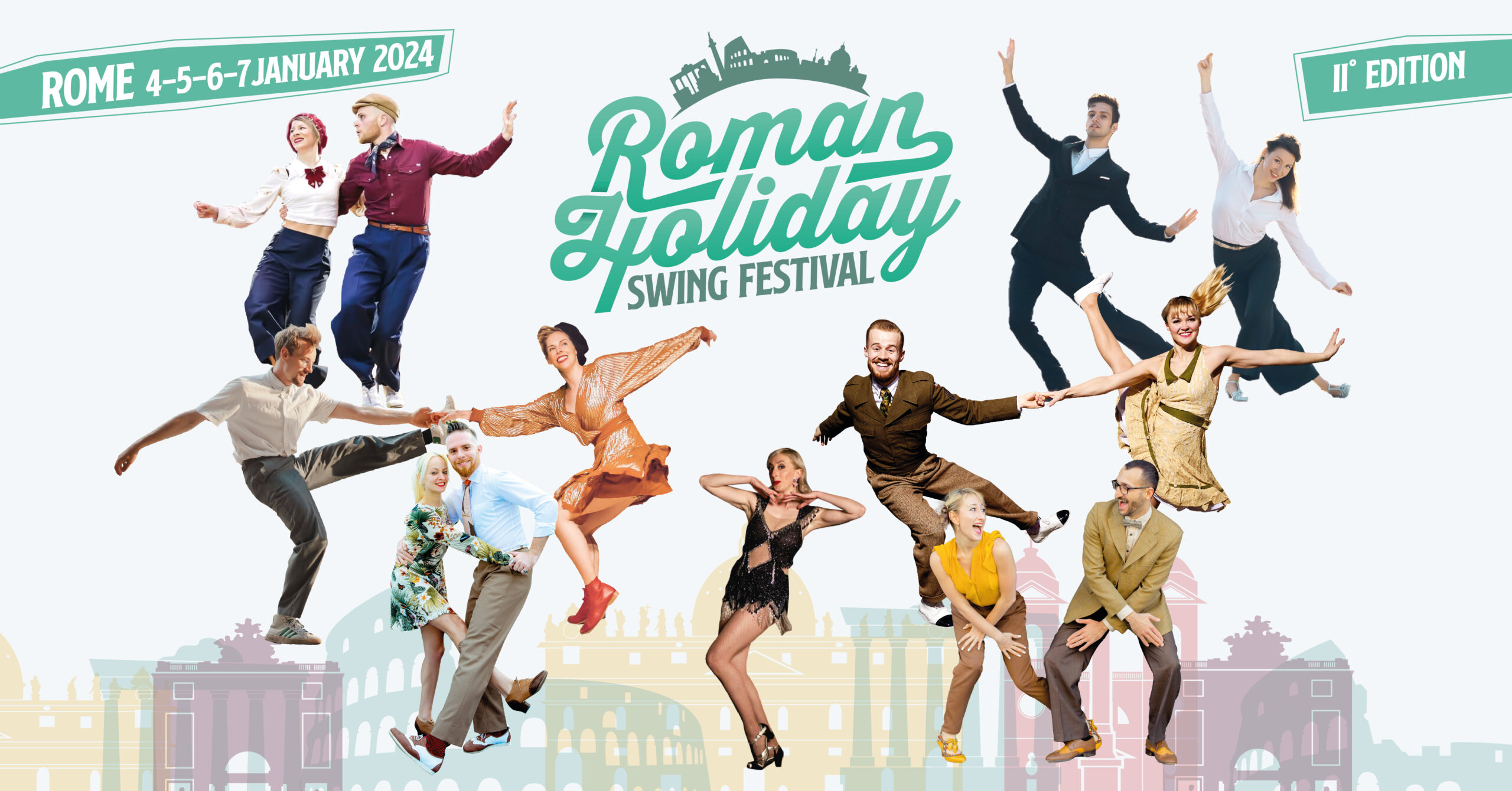 Roamn Feel Events Parties - Roman Holiday Swing Festival